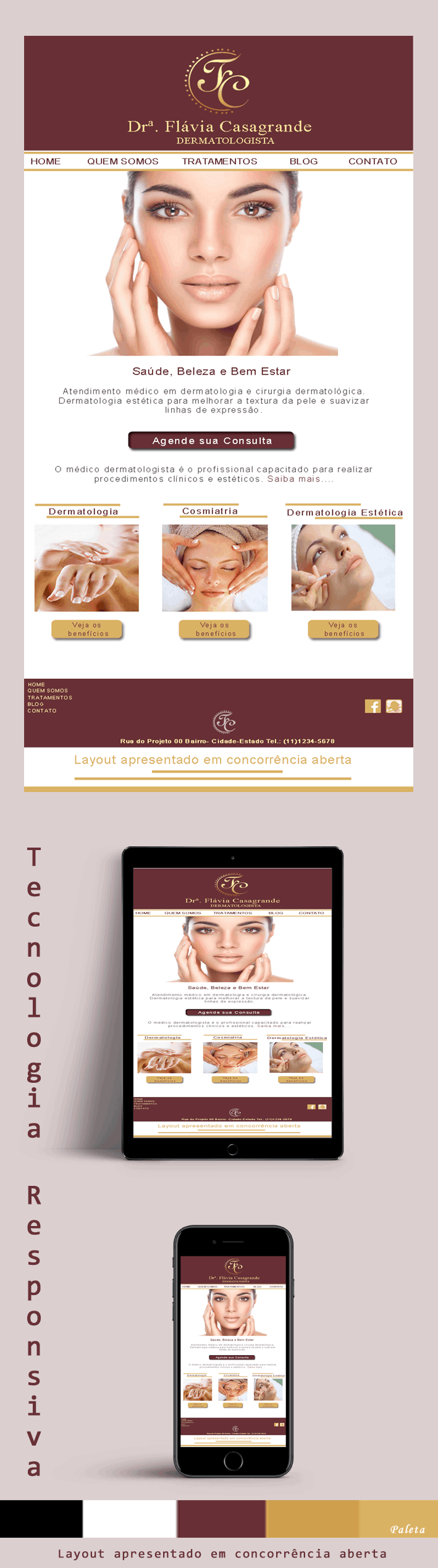 layout clinica dermatologia